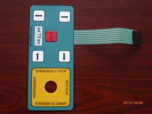 Wholesale Moisture Proof Membrane Switch Panel For Electric product , Silk - Screen Printed from china suppliers