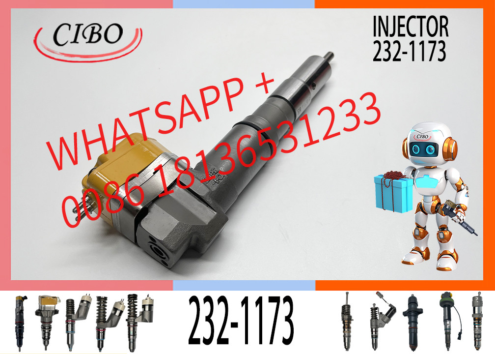Diesel Fuel Injector 232-1173 171-9704 196-1401 222-5966 173-9268 198-7912 For C+ 3408 3412 Engine