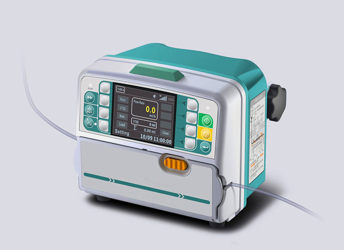 Added Safty Digital Medical Infusion Pump Free Flow Protection With Rate, Drip, Time, Body Weight Mode