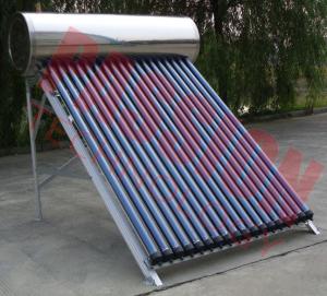 Wholesale Simple Structure Heat Pipe Solar Water Heater With Copper Heat Tube 6 Bar from china suppliers