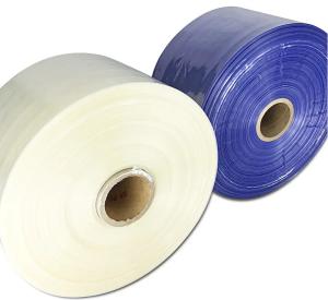 Wholesale 19 Micron Clear PVC Shrink Wrap Film Roll Centerfold Low Tempreture Shrink from china suppliers