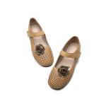 S264 Women's shoes, holes, breathable and cool, white shoes, women's printing,