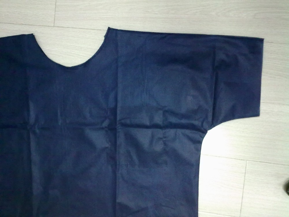 Disposable non-woven PP SMS hospital clothing,sterile patient gown