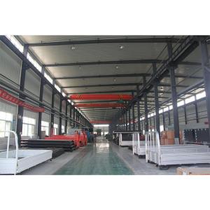 Wholesale Modern Prefab Metal Buildings , Industrial Prefabricated Steel Structure Plant With Crane from china suppliers