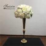 Beautiful Gold Metal Vase Decoration Home Tall For Wedding Centerpieces 80CM