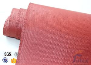 Wholesale Red Silicone Coated Fiberglass Fabric Engine Thermal Insulation 1mm 30oz 39&quot; from china suppliers
