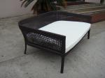 wicker lover sofa