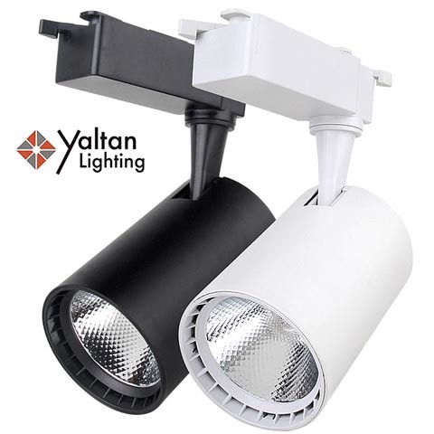 12W 20W 30W 40W Focus Lamp Retail Spot Fixtures Surface Mounted Spotlights Linear Magnetic Rail COB Led Track Light