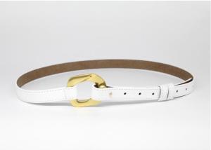 Wholesale White 18mm Womens Fashion Leather Belts Alloy Buckle from china suppliers