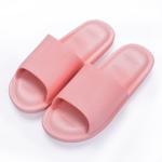 Pink Disposable Hotel Bathroom Slippers Free Simple Design Good Breathability