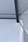 1-1.2mm Pivot Bath Shower Screen 55''X31'' Tempered Glass