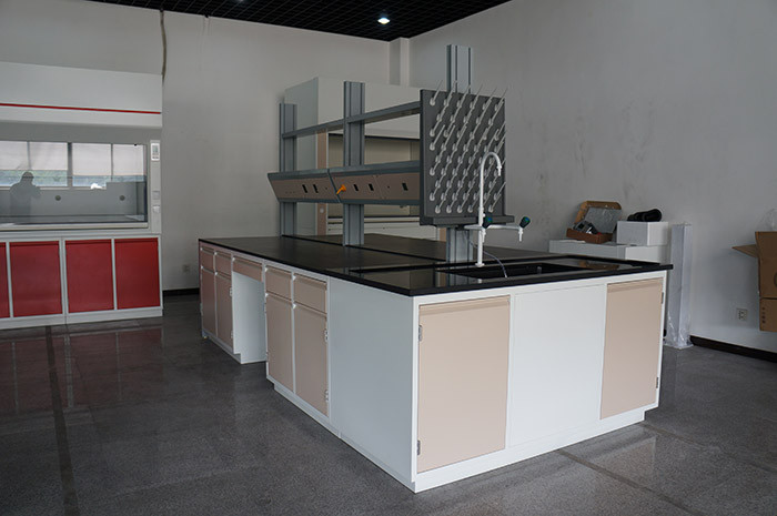 Floor Standing Science Laboratory Furniture epoxy resin chemical resistance