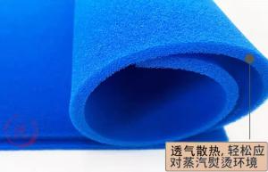 Good Resilience Smooth Open Cell Silicone Foam Rubber Sheet , Silicone Sponge Rubber Sheet In Blue , Red Color