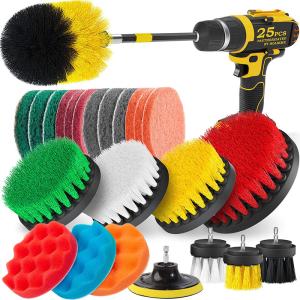 Wholesale 25pcs Power Scrubber Brush Sets Electric Drill Cleaning Brush Manufacturers from china suppliers