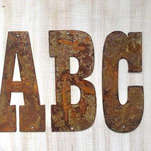 Wholesale Letter Number Shape Rustic Metal Garden Ornaments Laser Cutting from china suppliers
