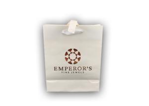 Wholesale Recyclable Present Paper Bag , Extra Large White Gift Bags Hot Stamp Logo from china suppliers