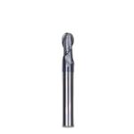 Shank Diameter 6mm R3*6*12*6*50 2 Flutes Ball End Mill AITiN Coated for Carbon