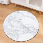 Living Room Circular Entryway Rugs Marble Pattern Office Desk Chair Mat