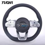 Custom Mercedes Benz Steering Wheel Black Leather 809 Car Accessories Interior