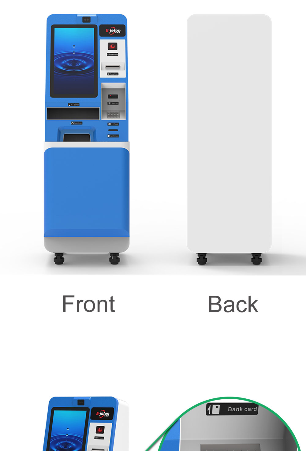 SDK Floor Standing Touchscreen Kiosk All In One Multi Touch Screen Kiosk
