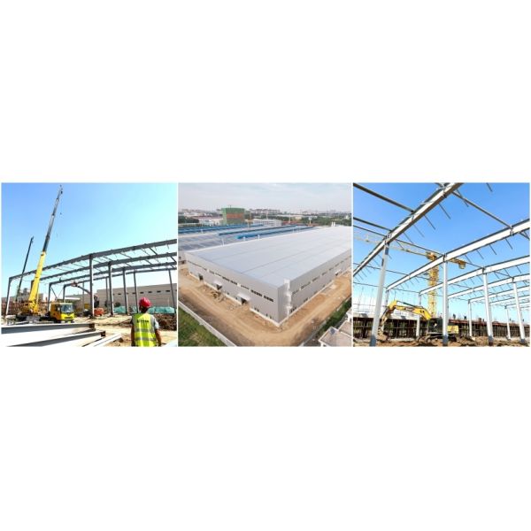 S355JR Prefab Steel Workshop Building Steel Frame Warehouse Construction Seismic Resistance