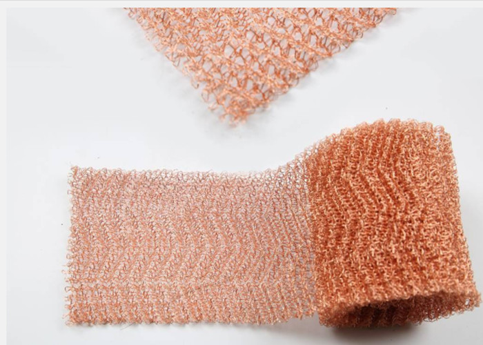 Diameter 25.4mm Copper Knitted Mesh Tin Plated For Rf Shielding And Electric Industry