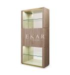 Dining Room Wooden Cupboard Storage Display Glass Cabinet
