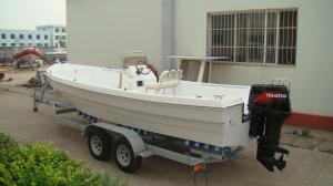 Wholesale Erosion Resistant Fiberglass Fishing Boats Easy Operate 6.8 M For Water Parks from china suppliers