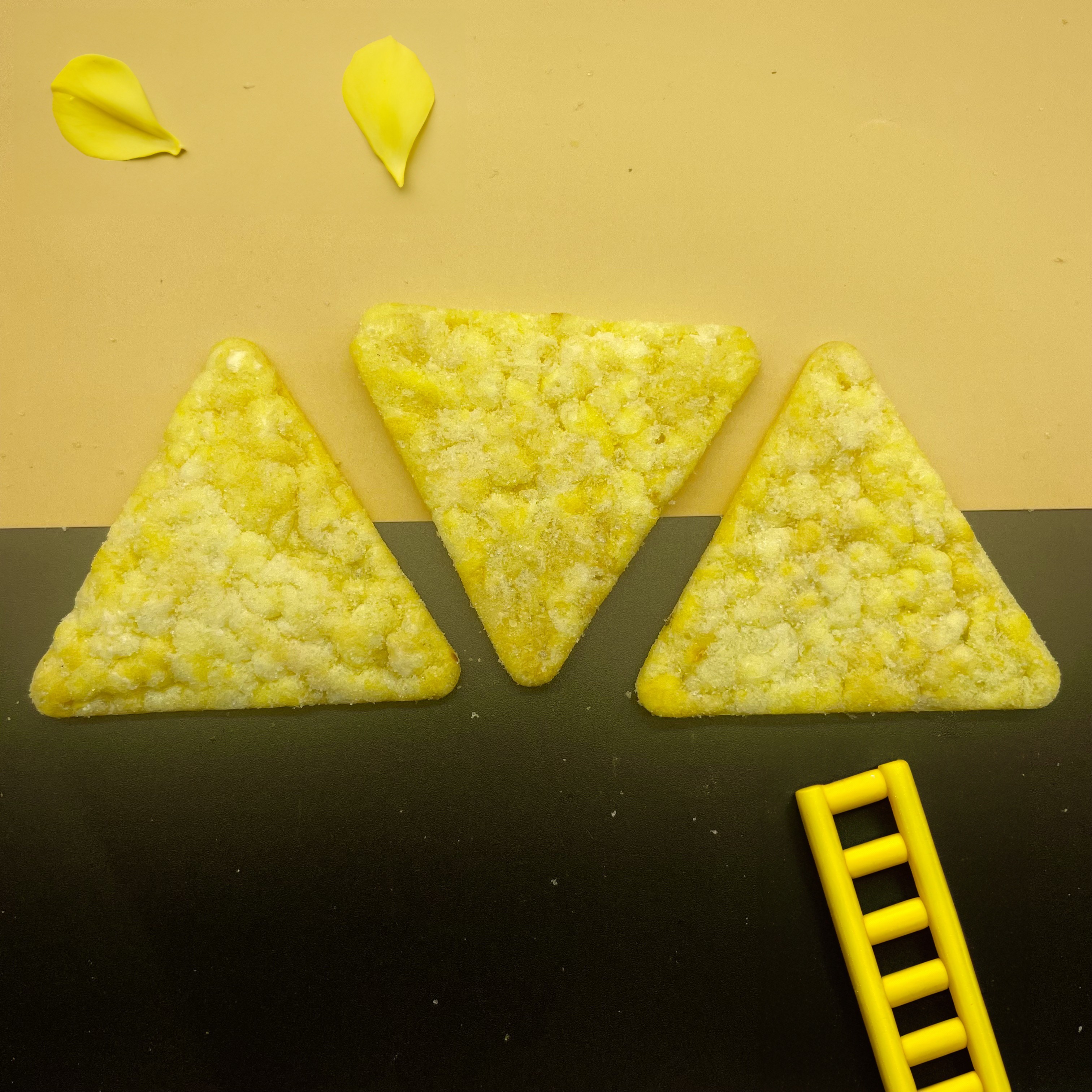 Baked Triangle Corn Cracker Chips Gluten Free Bursting With Natural Corn Taste