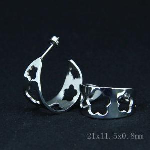 Wholesale Classic 316L Stainless Steel Fashion Jewelry Earrings Hoops Earrings LEH108 from china suppliers