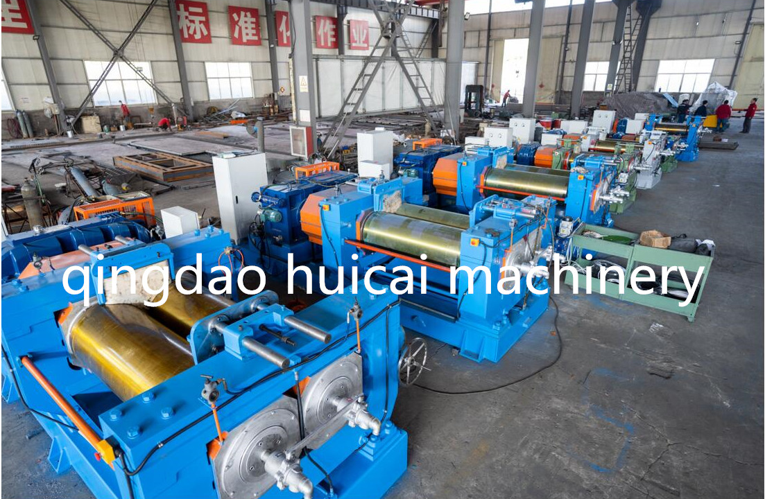 Front Roll Speed 24.5m/min Capacity 25-50kg Plastic Rubber Compound Two Roll Mill Machine