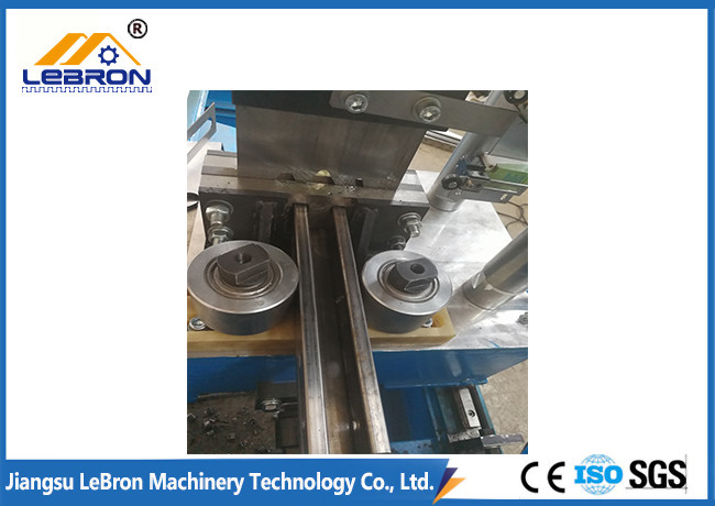 PLC Control Automatic Hydraulic Cut Storage Rack Roll Forming Machine Durable Quality