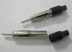 Wholesale Silver Tone Metal Car AM/FM Radio Antenna Adapter Plug Connector from china suppliers
