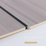Interior Customized Waterproof Wood Grain Bamboo Charcoal Wood Veneer Wall