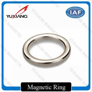 Wholesale D20*D10*2mm NdFeB Ring Magnet Silver Color N42H Coating Zn Direction Of Texture from china suppliers