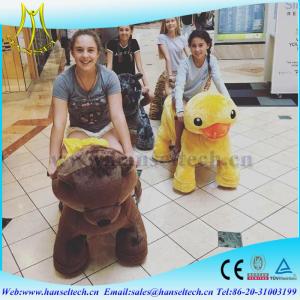 Wholesale Hansel motorized plush animals toy ride and unicorn ride on horse for sale from china suppliers