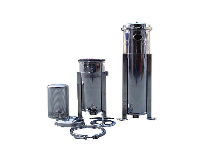 304/316 Stainless Steel Bag Filter Housing , Liquid Bag Filter Housings For Liquid