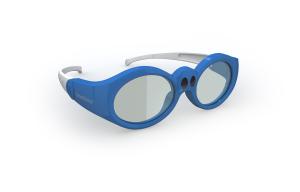 Wholesale Customized Color DLP Link 3D Glasses For Kids , Optoma Projector Glasses from china suppliers