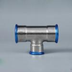 DN20 - DN108 Stainless Steel Press Fittings For Fire Piping System