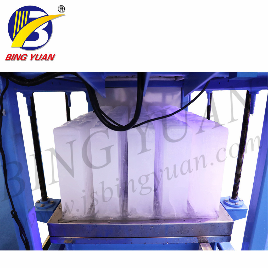 Commercial Air Cooling 2T 14KW Automatic Block Ice Machine