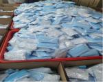 Earloop Style Blue Non Woven Face Mask , Surgical Grade 3 Layer Face Mask