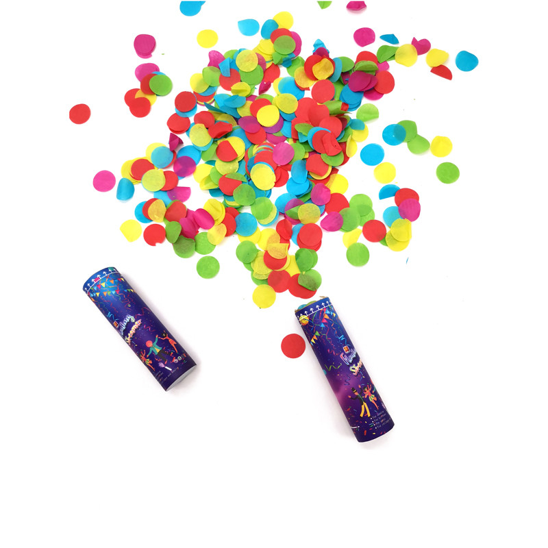 OEM ODM Single Head Multicolor Party Confetti Cannon