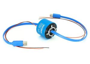 Wholesale Industrial Electrical Separate Slip Ring Single Channel USB2.0 IEEE1394 56mm from china suppliers
