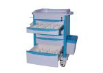 Medication Medical Trolleys Abs Plastic Top Board Protruding Edge For Resuscitat