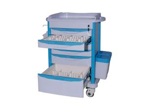 Wholesale Medication Medical Trolleys Abs Plastic Top Board Protruding Edge For Resuscitation from china suppliers