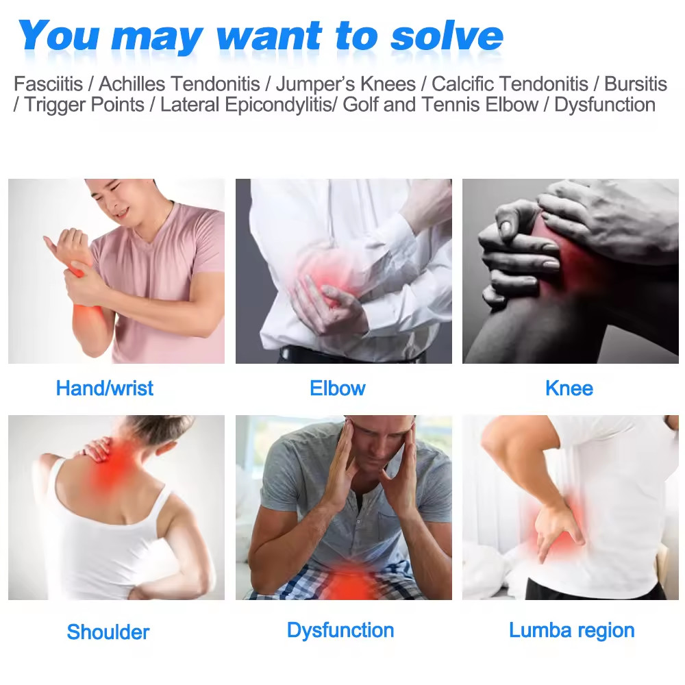 HQL001 Newest 2 In 1 Pneumatic Air Shockwave Therapy Machine For Pain Relief Massager Roller Slimming Machine