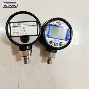 Wholesale 65mm digital hydraulic pressure gauge -1-40 Bar Compound Battery Powered Manometer from china suppliers