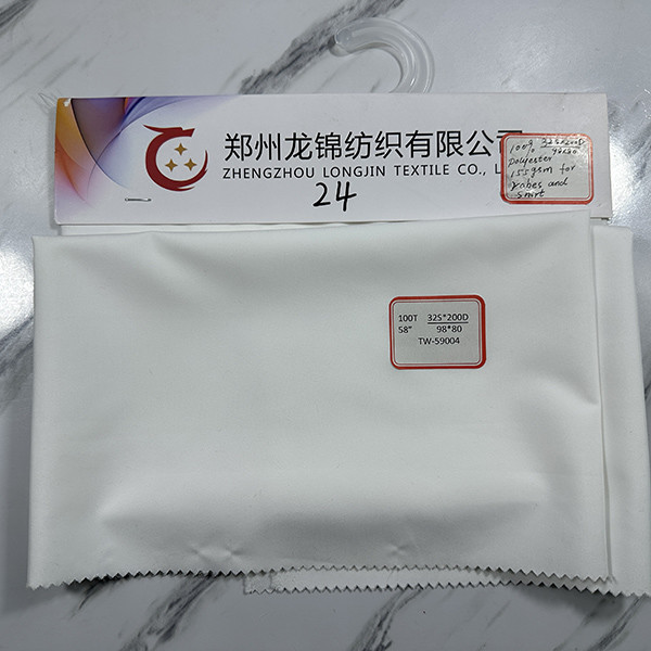 Robe 100 Spun Polyester Fabric 32X200D Sewing Thread Polyester Fabric
