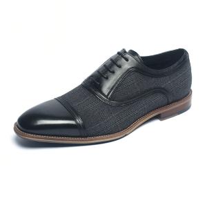 Wholesale Navy Lace Up Comfortable Mens Leather Dress shoes from china suppliers