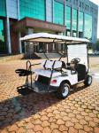 OEM White Color 4 Seater Golf Cart 2+2 220V 3.5kw Minimum Turning 5600mm